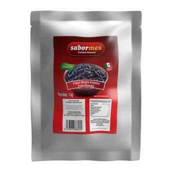 Haricots noirs frits - Sabormex - 1 kg