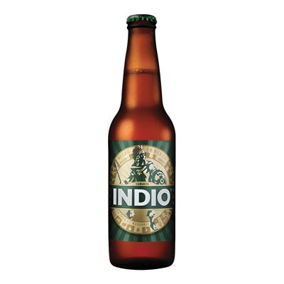 Botella de cerveza - Indio - 355 ml - 4,1% de alcohol