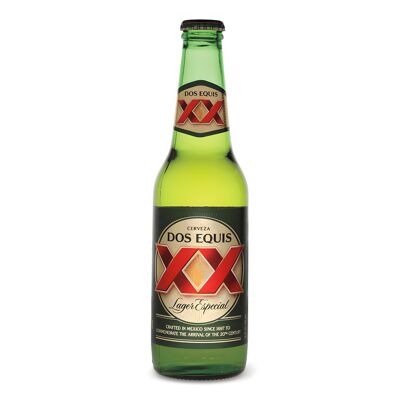 Beer bottle - Dos Equis Lager - 355 ml - 4.2° alcohol