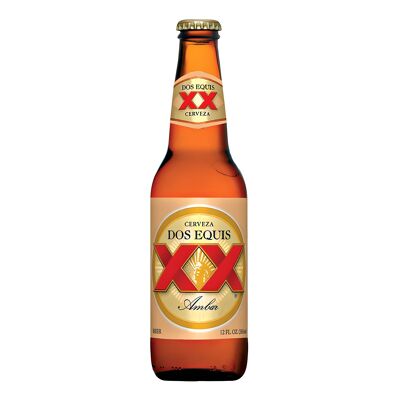Beer bottle - Dos Equis Ambar - 355 ml - 4.7° alcohol