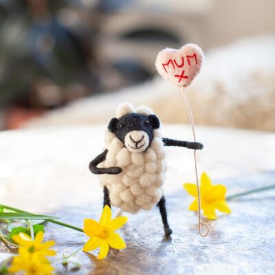 Mother's Day - Mum Balloon Sheep - by Sew Heart Felt
