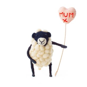 Fête des Mères - Mum Balloon Sheep - par Sew Heart Felt 2