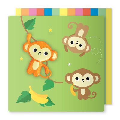 Carta magnetica scimmia
