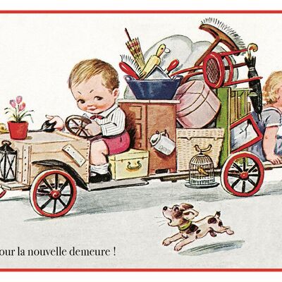 Postcard moving