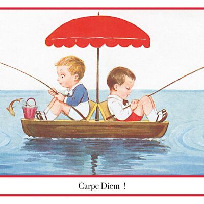 Carte postale jour de pêche