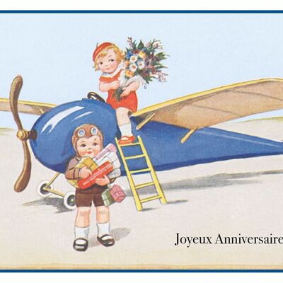 Airplane Postcard