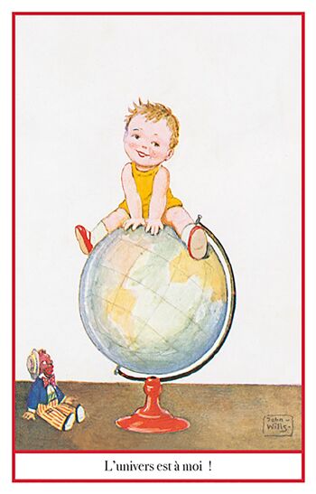 Carte postale globe-trotter