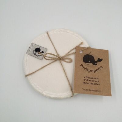 4 organic cotton breast pads