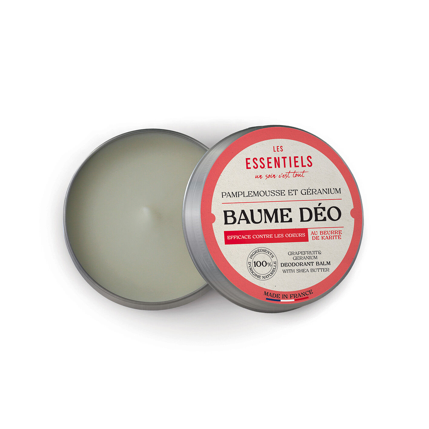 Grapefruit & Geranium Rosa Deodorant Balm - Certified organic - 50g