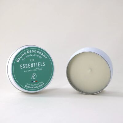 Peppermint & Fine Lavender Deodorant Balm - certified organic