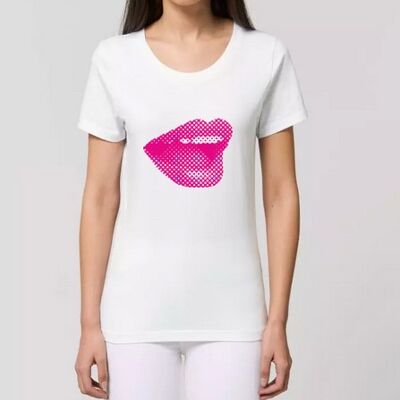 T-shirt Femme Loving Blanc Manches courtes
