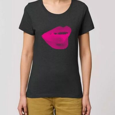 T-shirt Femme Loving Noir Manches courtes