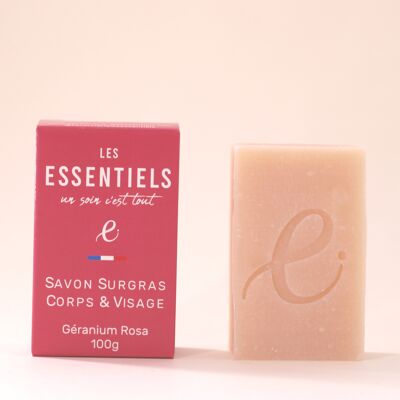 Geranium Rosa soap - certified organic