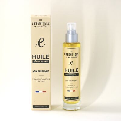 Huile Démaquillante non parfumée - certifiée biologique