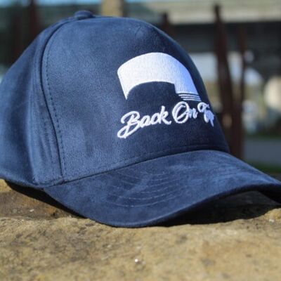 Back On Top suade blue baseball Cap