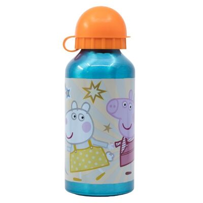 Stor botella aluminio pequeña 400 ml peppa pig kindness counts
