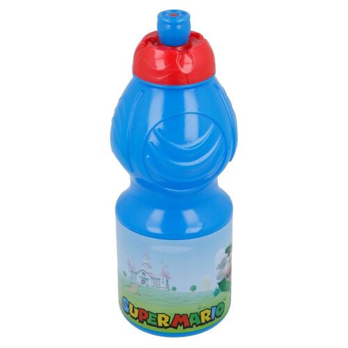 Stor botella sport 400 ml super mario