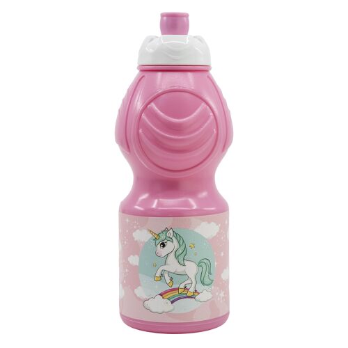 Stor botella sport 400 ml unicorn rainbow