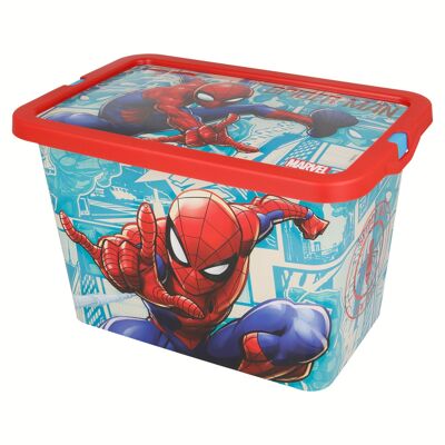 Stor caja click 7 l. spiderman comic book #