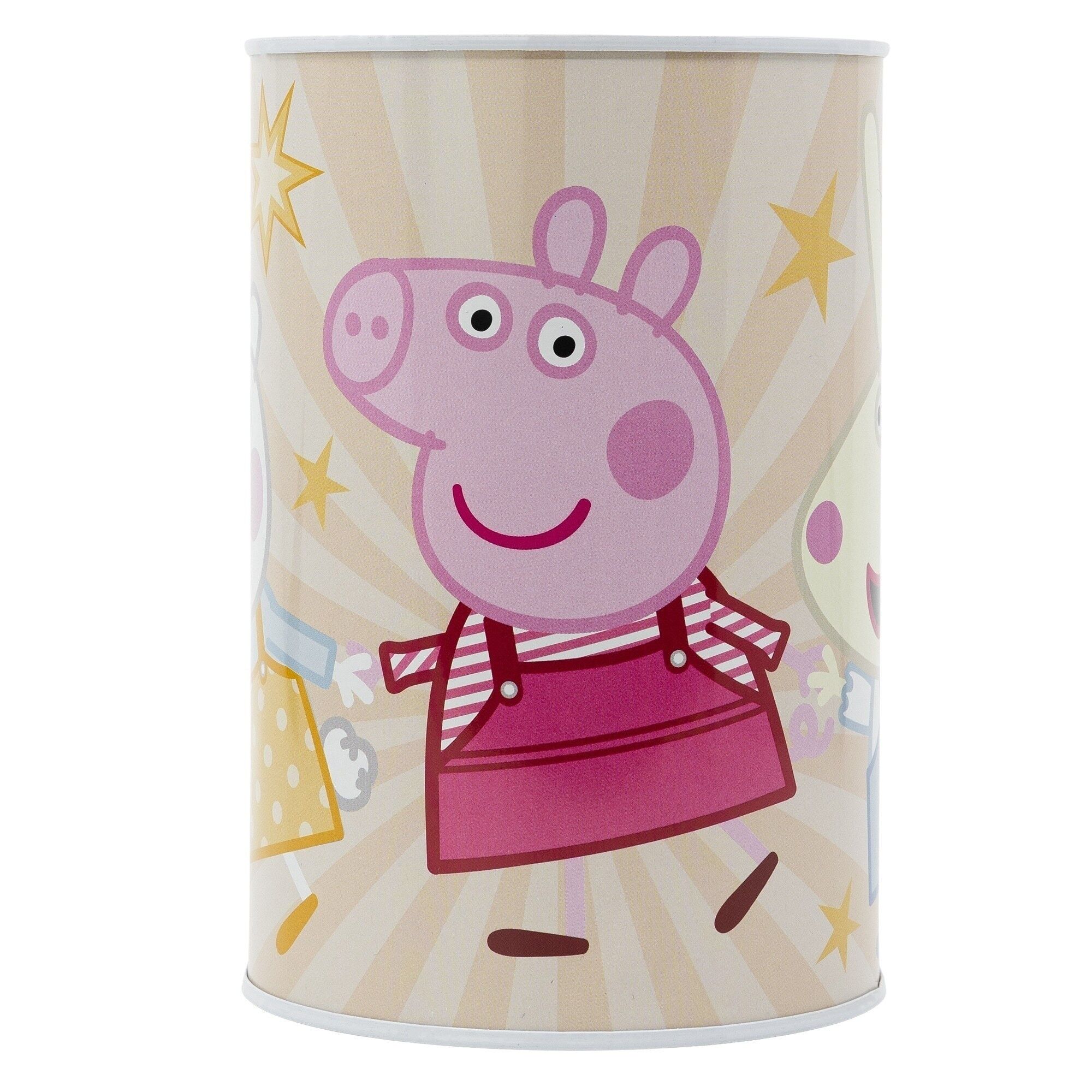 STOR METAL SPARSCHWEIN PEPPA PIG LIEBE ZÄHLT