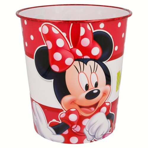 Stor papelera minnie mad about shopping