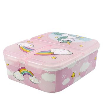 STOR MULTIPLE SANDWICH BOX LICORNE ARC-EN-CIEL