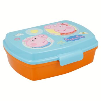 BOITE SANDWICH RECTANGULAIRE STOR PEPPA PIG CORE