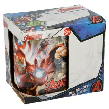 STOR MUG CÉRAMIQUE 325 ML DANS UNE BOÎTE CADEAU AVENGERS DUST