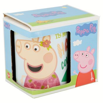 STOR MUG CÉRAMIQUE 325 ML EN BOÎTE CADEAU PEPPA PIG FLAMANT ROSE