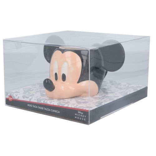 Stor taza ceramica 3d 360 ml cabeza mickey en caja regalo