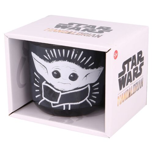 Stor taza ceramica desayuno 400 ml en caja regalo the child mandalorian young adult