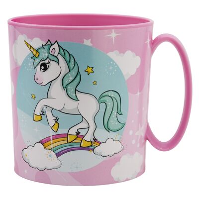Stor micro mug 390 ml unicorno arcobaleno rtd