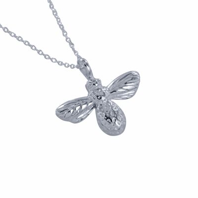 Honey Bee Necklace – Silver