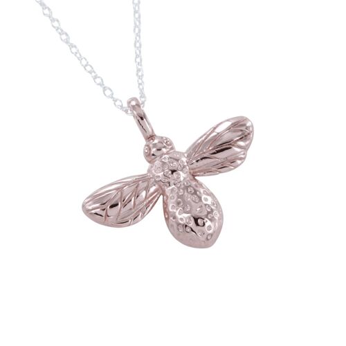 Honey Bee Necklace – Rose Gold