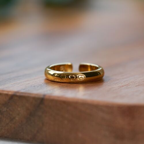 Hearts Ring- Gold