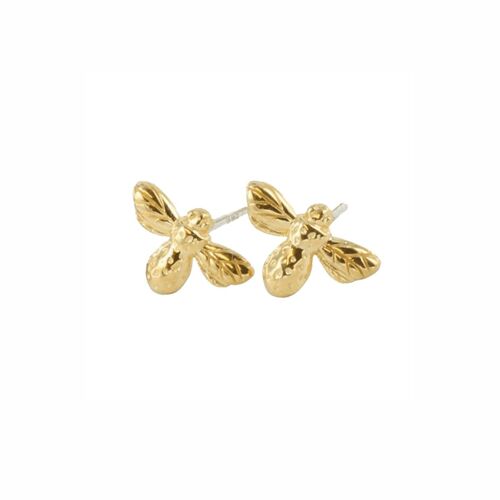 Honey Bee Earrings – Gold