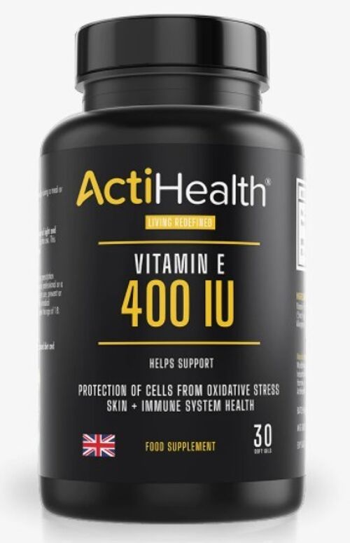 ActiHealth Vitamin E 400iu Softgels 30s