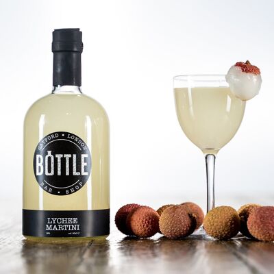 Lychee Martini Cocktail, with vodka and lychee juice