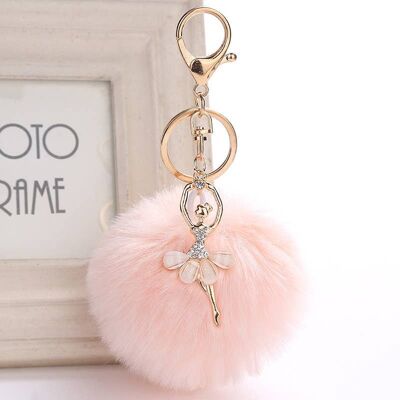 Cute Rhinestone Little Angel Car keychain , SKU121