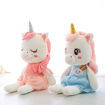 cute unicorn plush toy stuffed plush , SKU228