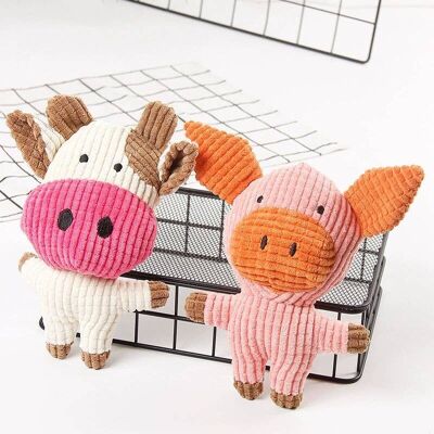 Dogs Squeaky Chew Toy Cute Animals Plush Toys Accessories , SKU556