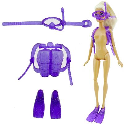 Doll Accessories Beach Swimsuits for Barbie Doll , SKU557