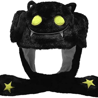 Ear Moving Jumping Hat Funny Plush Ghost Hat , SKU634