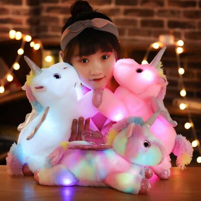Electronic Unicorn Plush Toys Stuffed Animals Soft Doll , SKU732