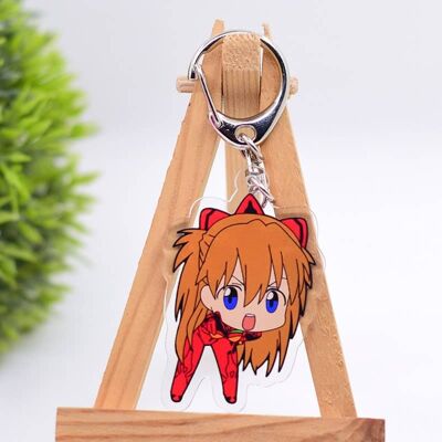 EVA Keychain Double Sided Acrylic Cartoon Key Chain , SKU893