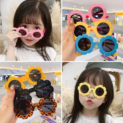 Fashion Children Cute Fruit Flower Sunglasses , SKU980