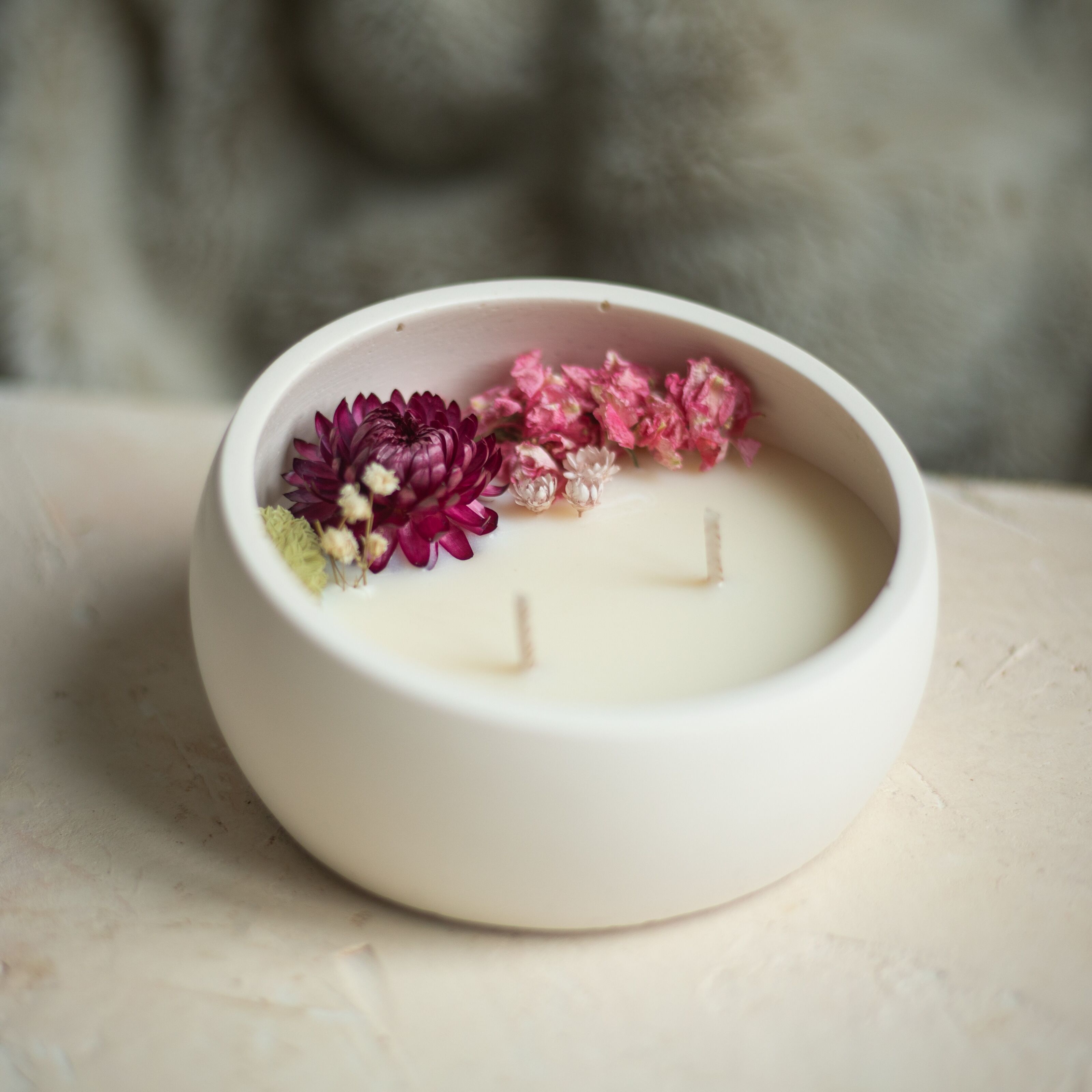 Aromatherapy Dry Flower Candle - Maison Grasse