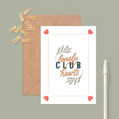 Lonely Hearts Club • Carte postale A6