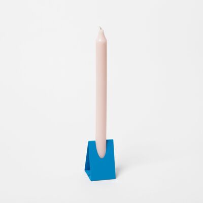 Kerzenhalter - Mittelblau