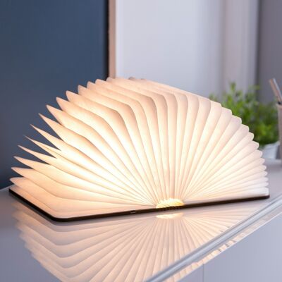 Large Smart Book Light- Maple Natural Wood